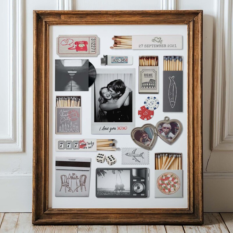 Matchbook Poster Diy Template Etsy UK