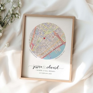 Wo alles begann Karte, Verlobungskarte Geschenk, Engagierte Digitale Karte, Heirats Karte, Hochzeitsgeschenk für Paar, Valentinstag Geschenk