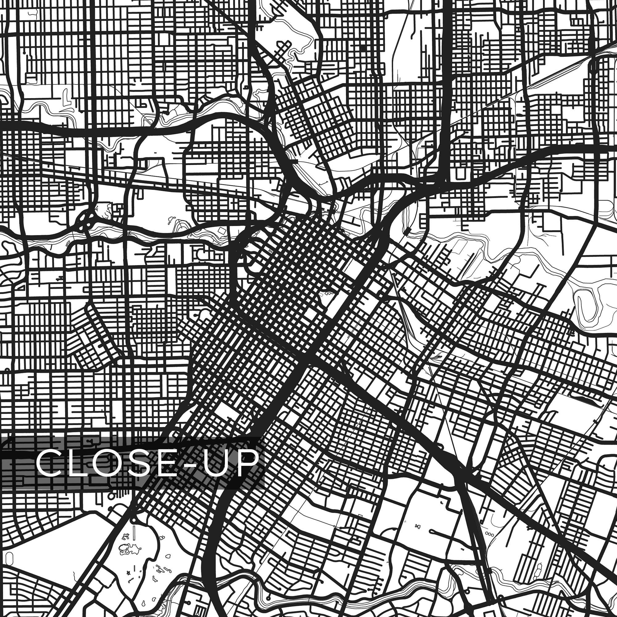 Houston Map Print, Houston City Map, Houston Texas Poster, Printable ...