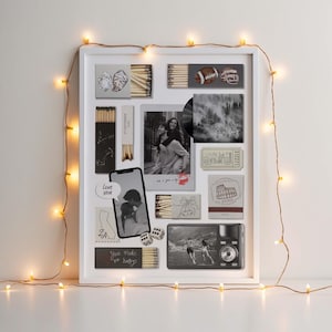 Póster personalizado de caja de cerillas, plantilla de Canva, regalo de aniversario para novio (descarga digital) imagen 12