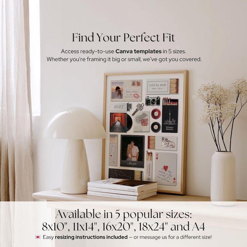 Anniversary Gift for Boyfriend | Matchbook Canva Template | DIY Matchbox Print | Birthday Present image 2