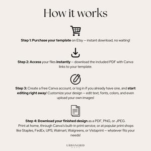 Plantilla editable de Canva para caja de cerillas, regalo DIY para él, arte mural para aniversario de novio imagen 5