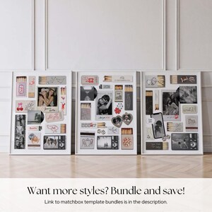 Póster personalizado de caja de cerillas, plantilla de Canva, regalo de aniversario para novio (descarga digital) imagen 10