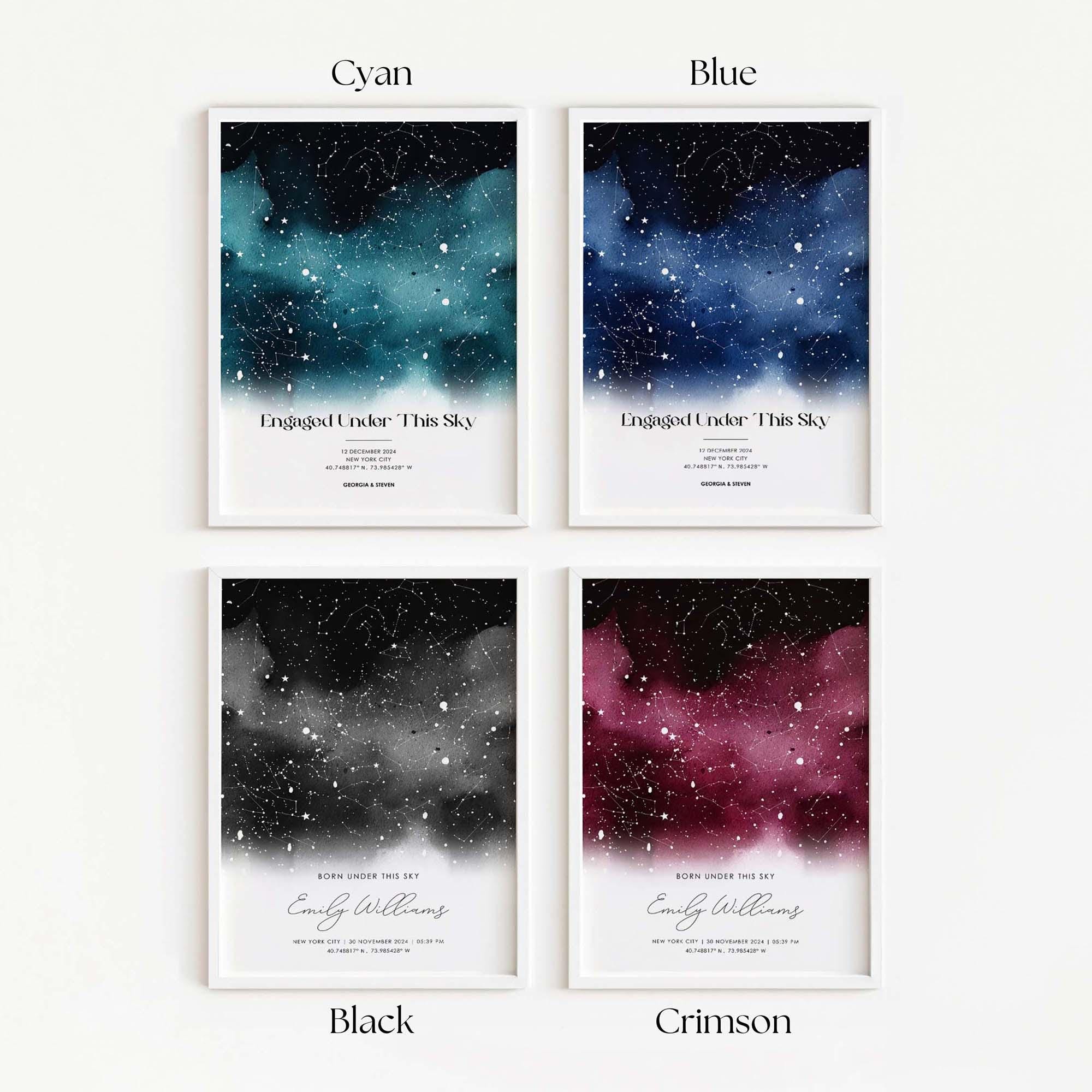 Custom Memorial Star Map Print, Sympathy Gift (digital Download) - Etsy