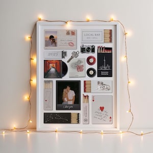 Anniversary Gift for Boyfriend | Matchbook Canva Template | DIY Matchbox Print | Birthday Present image 12