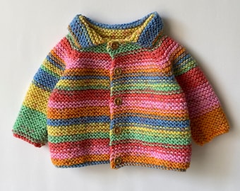 Hand knitted Baby Cardigan