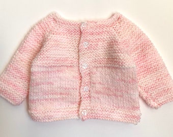 Hand Knitted Baby Cardigan