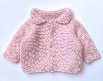 Hand Knitted Baby Cardigan