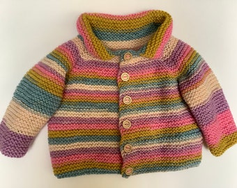 Hand knitted Baby Cardigan