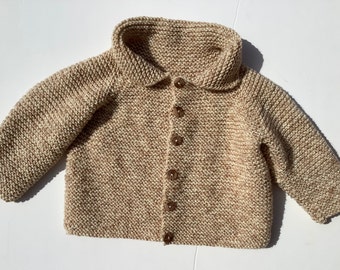 Hand Knitted Baby Cardigan