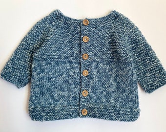 Hand knitted Baby Cardigan