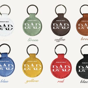 Personalisierter Vatertags-Schlüsselanhänger - Geschenk für Papa | Personalisierter Namensschlüsselring für Papa, Papa, Opa