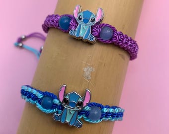 2 pulseras de Stitch para niñas, regalos de Lilo y Stitch, disfraces de Stitch, regalos para hijas de mamá y sobrinas.