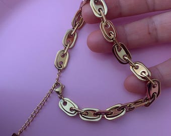 18K Gold Plated Bracelet , Pig Nose Bracelet,Ladies Gift