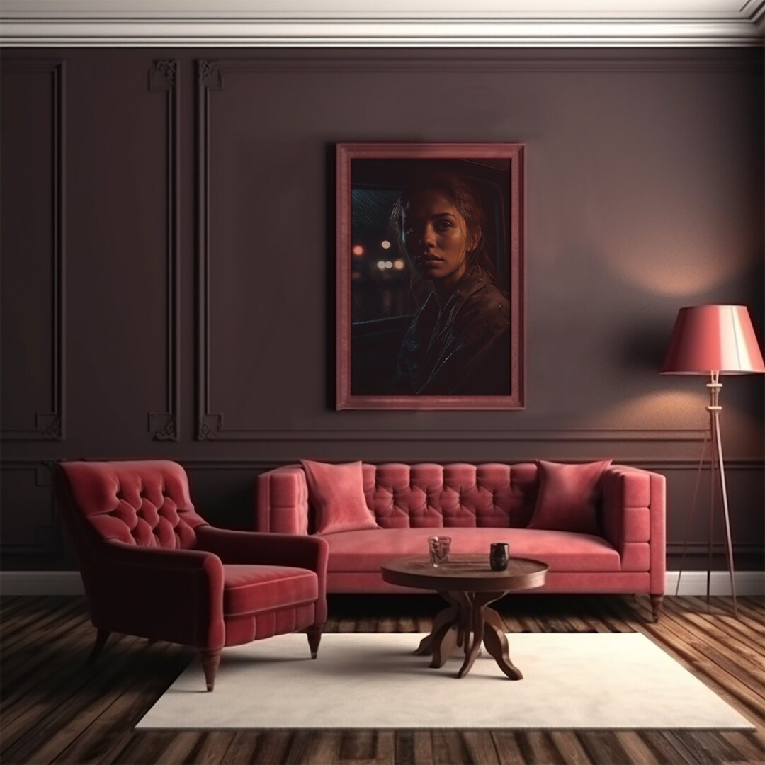 Gaze 16x24 Wall Art AI Art Etsy