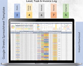 Klient Tracker Tabelle | crmm Dashboard für Kunden- und Blei-Verteilung in Excel und in Google Sheets