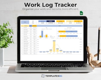 Construction Manager Work Tracker: Excel Project Management Template (Digital Download)