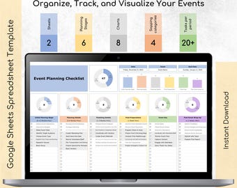 Event Planning Checklist Template: Excel Task Tracker & Planner