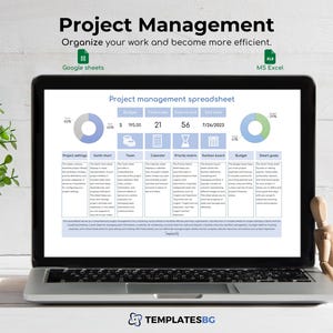 Ultimate Project Management Spreadsheet: Gantt Chart, Priority Matrix, Kanban Board, and more to become an effective Project Manager