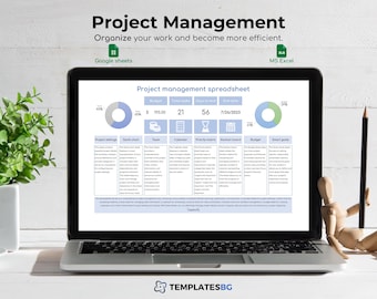 Feuille de calcul de gestion de projet : diagramme de Gantt, tableau Kanban (feuilles Excel et Google)