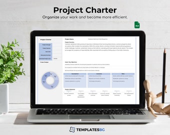 Modello Excel per la Carta di Progetto: Pianificatore di Gestione del Progetto (Download Digitale)
