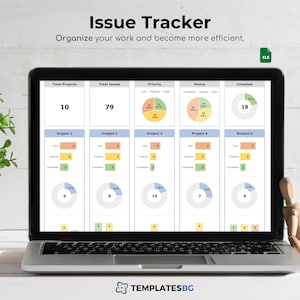 Issue Tracker Excel Spreadsheet Template: Project Tracker Risk Management Project To Do List Task Tracker Excel Template | Project Engineer