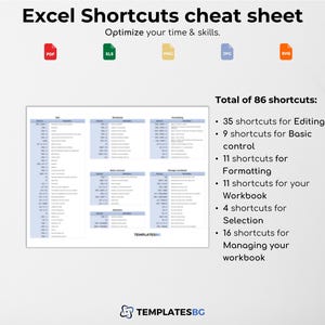 Excel Cheat Sheet & Formulas Guide | Shortcuts, Functions and ...