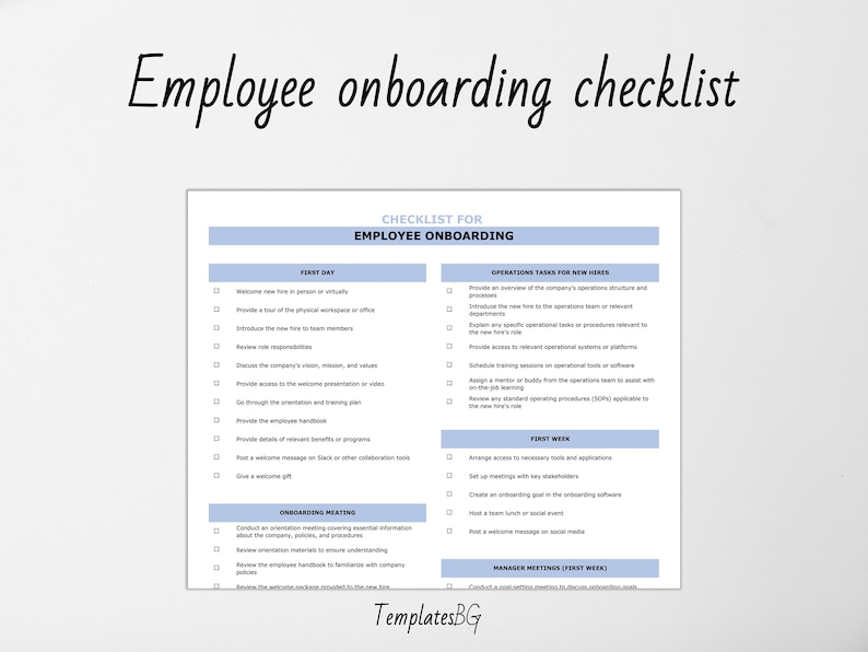 Employee Onboarding Checklist: HR Template for New Hires in Excel