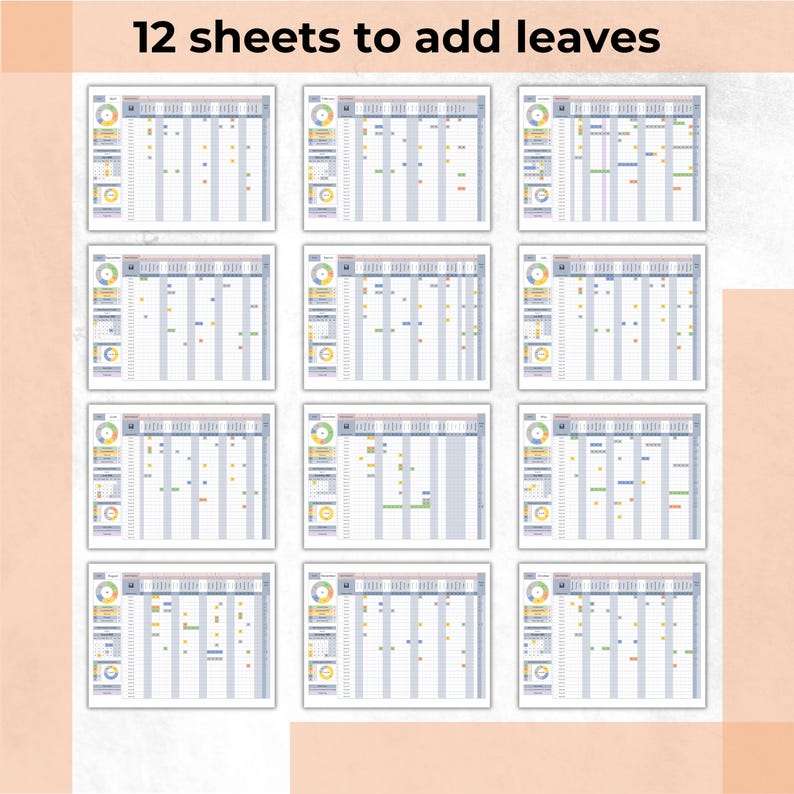 Employee Leave Tracker Template | Excel Spreadsheet & Google Sheets ...