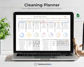Cleaning Checklist Template: Household & Business Planner (Google Sheets)