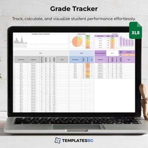 Grade Management Assingment Tracker Excel Spreadsheet Template Class ...