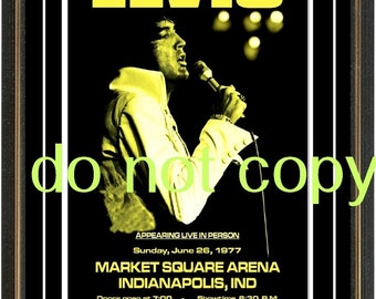 エルヴィス・プレスリーの最後のコンサート ～ 1977年6月26日 - Etsy 日本