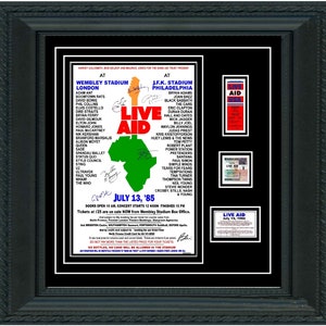 Live aid poster - Etsy 日本