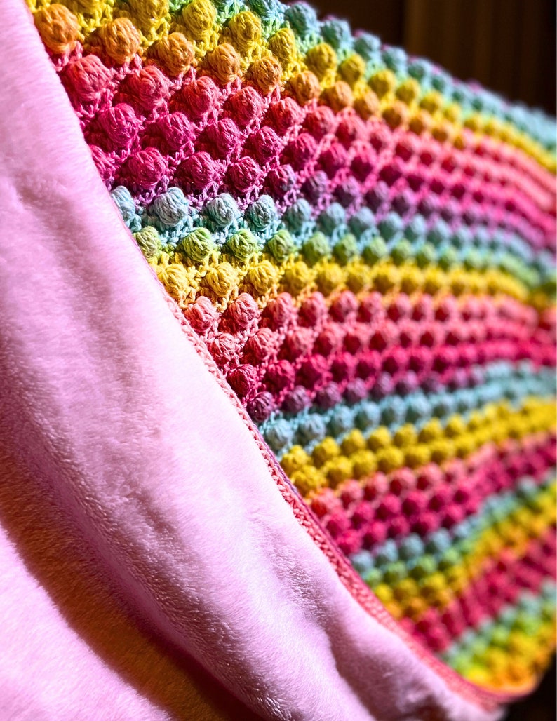 Handmade Crochet Baby Blanket With Customization Options Etsy