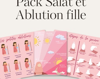 Salat and ablution pack for girls