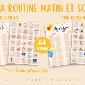 My child&#39;s morning and evening routine l Daily organization l
