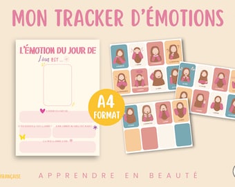 Emotions Chart for Children | Personalized emotions sheet | Expression of emotions