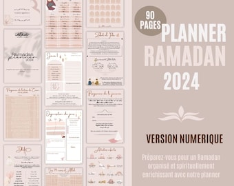 Complete 90p 2024 Ramadan Planner | Ramadan preparations, Reading the Quran, Organization | Digital Download or Printable |