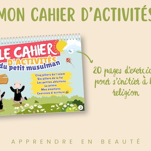 El libro de actividades para pequeños musulmanes | Cuaderno de vacaciones | Libro ocupado musulmán | aventuras islámicas