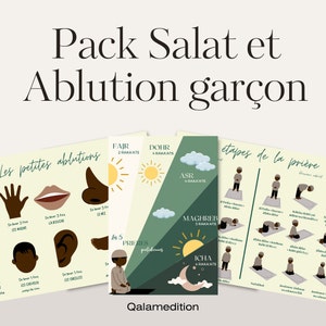Salat and ablution pack for dark skin boys