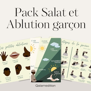 Pack salat y abluciones para chicos de piel oscura.