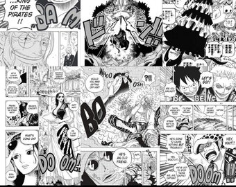 VEENSHI set of 20 manga wall collage kit of onepiece luffy gear 5 collage  kit : : Home & Kitchen