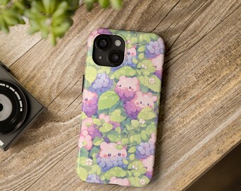 Cute Fruit Phone Cases  - Grape, Kawaii, Adorable and Protective Phone Accessories with Expressive Faces