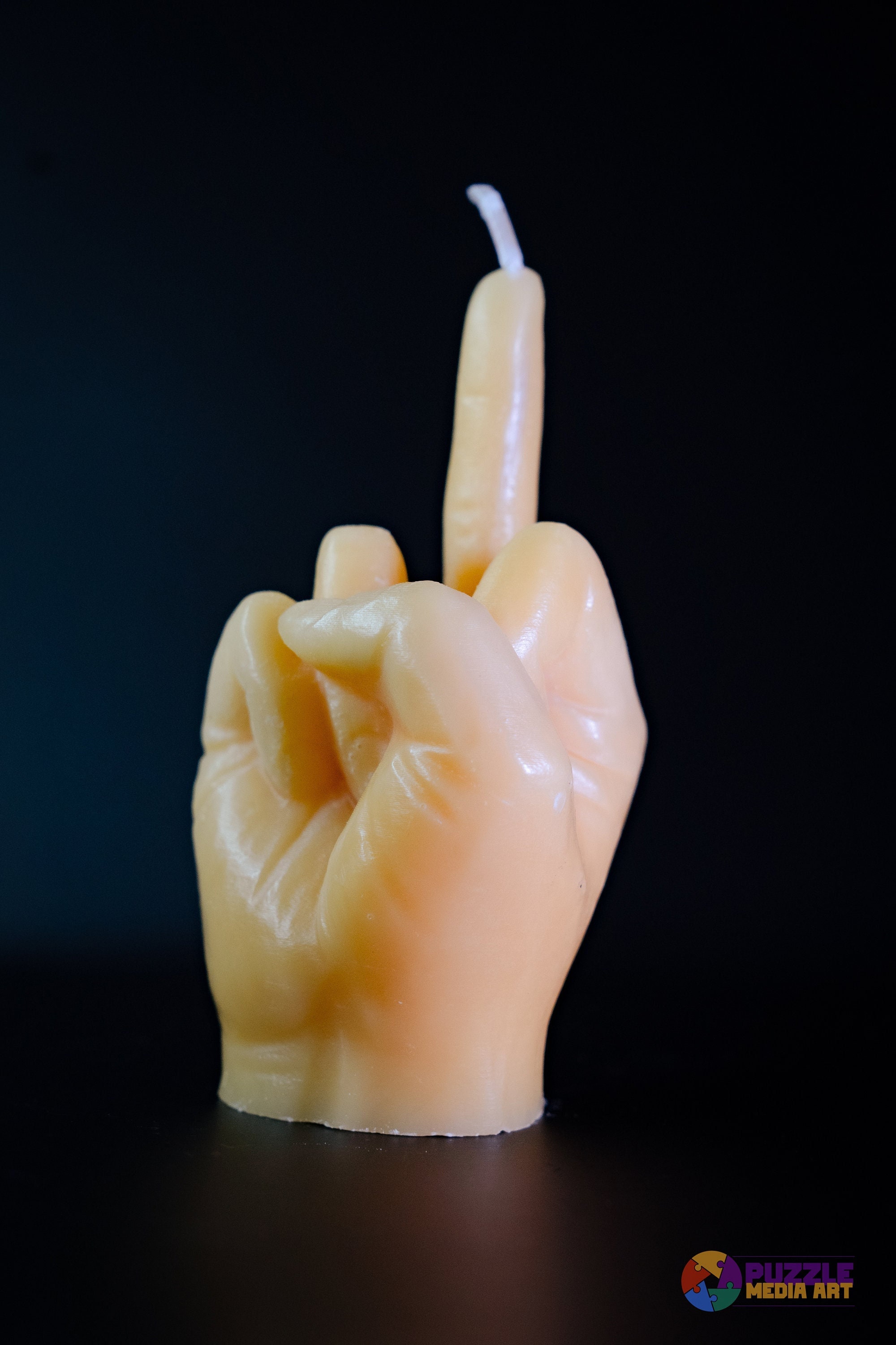 Fun Middle Finger Candle/fu Bad Luck Candle/large Size 6.5tall X