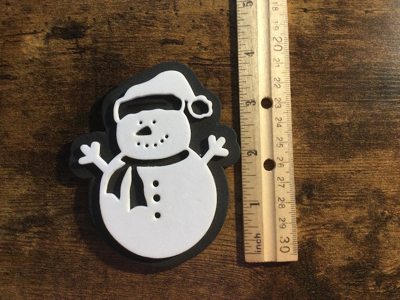 Snowman Foam Stamp - Etsy