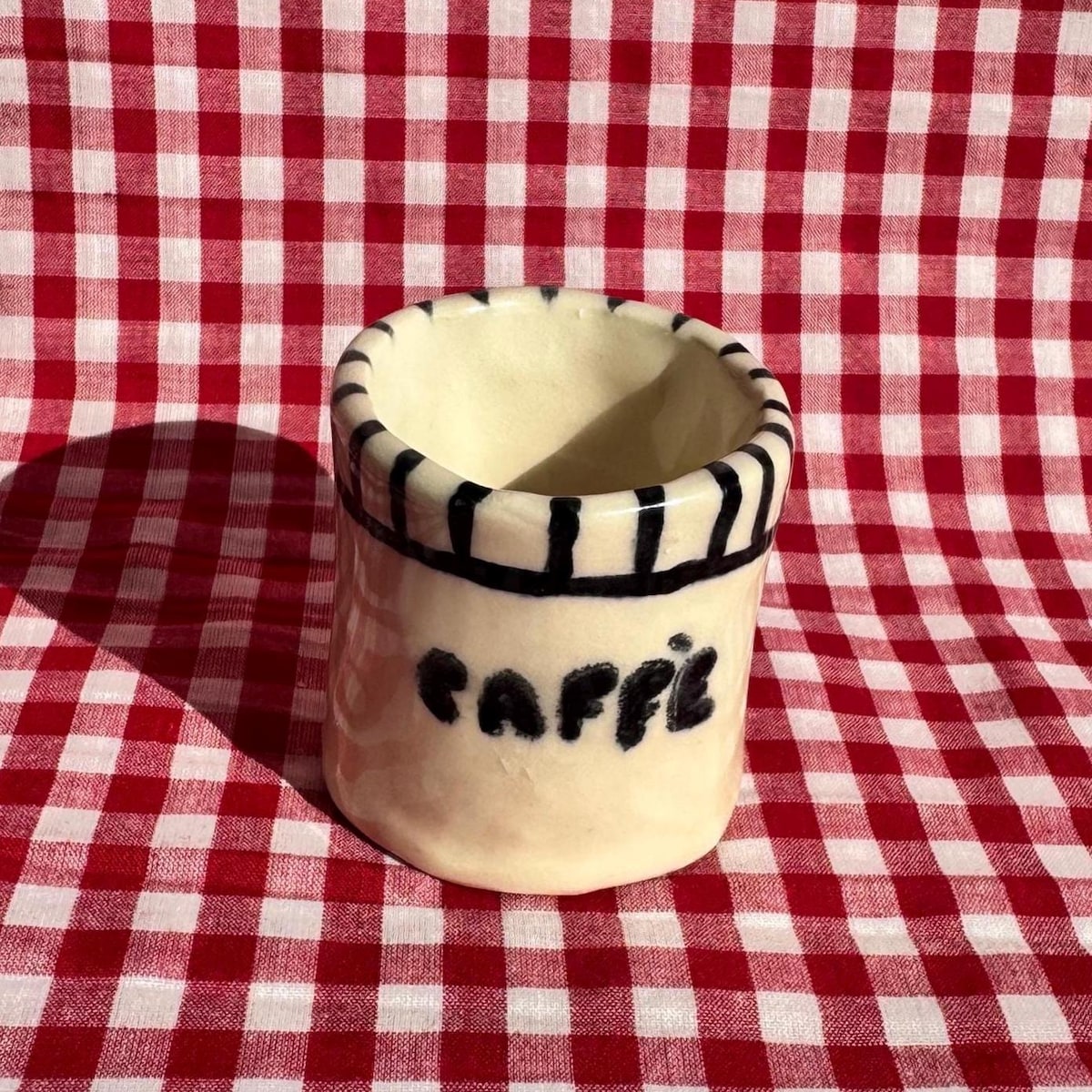 Handmade Hand Painted Espresso Cup, Ti Amo, Italian Ceramic Demitasse, Small Cup, Small Batch Pottery, Unique Espresso Drinkware - Etsy