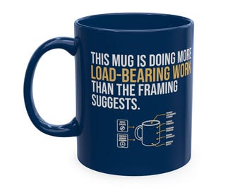 Load-Bearing Coffee Mug | Claudelish AI Speak Funny 11oz Mug