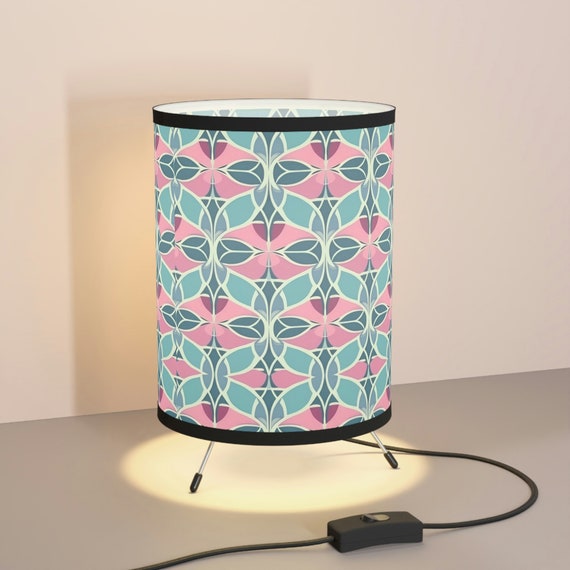 Pink tripod lamp outlet