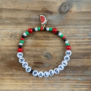 FREE PALESTINE | Activism & Solidarity Bracelet | Includes Donation to Gaza