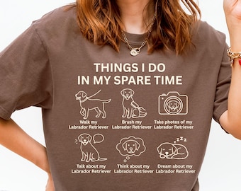 Labrador Retriever Spare Time T-Shirt